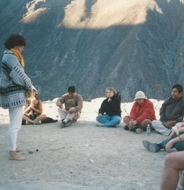 Peru-leading meditation