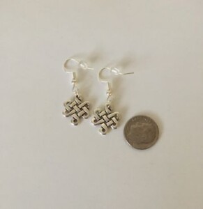 Buddhist-knot-earrings